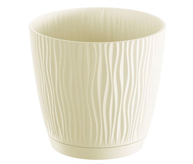 Sandy p pot, dimensões (mm) 282x282x260, cor creme