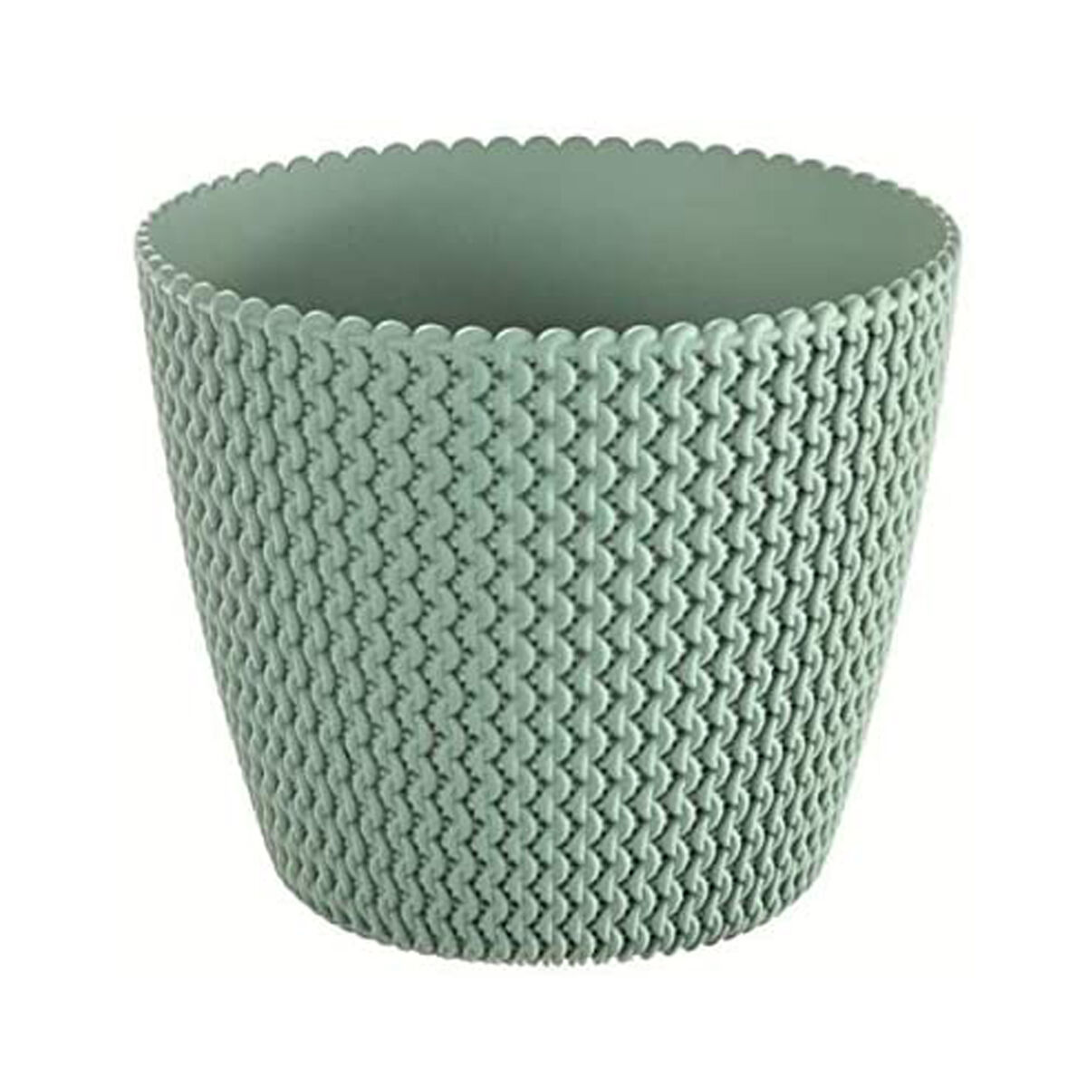 Pote redondo 18.6l prosperplast splofy de mint color, ø34.1 x 28,9 cm