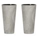 2x Prosperplast Tubus Slim Efeito de plástico com depósito 2x Prosperplast Tubus Slim Efeito de plástico com depósito Cimento