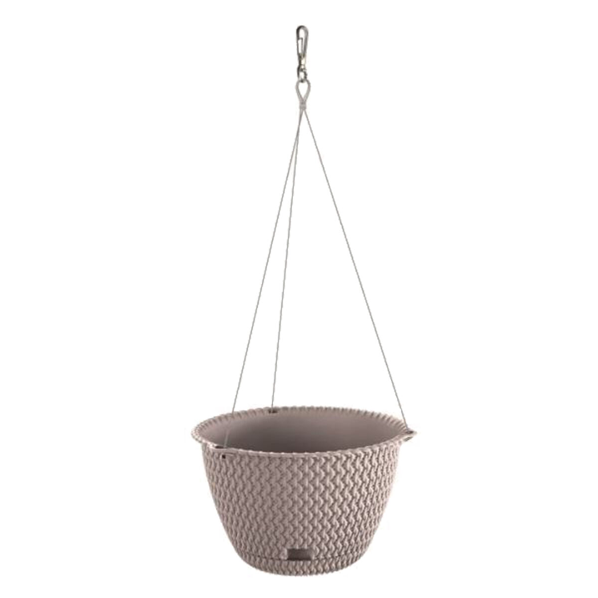 Pote redondo 3l prosperplast splefy plastic in mocca color, ø23 x 14,5 cm