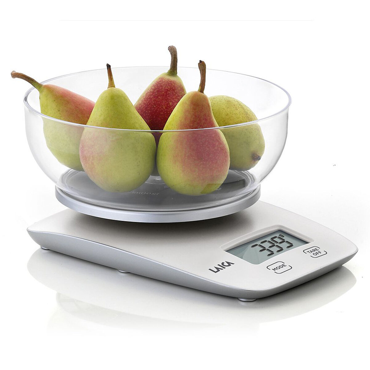 Balança de cozinha electrónica com recipiente até 5kg.