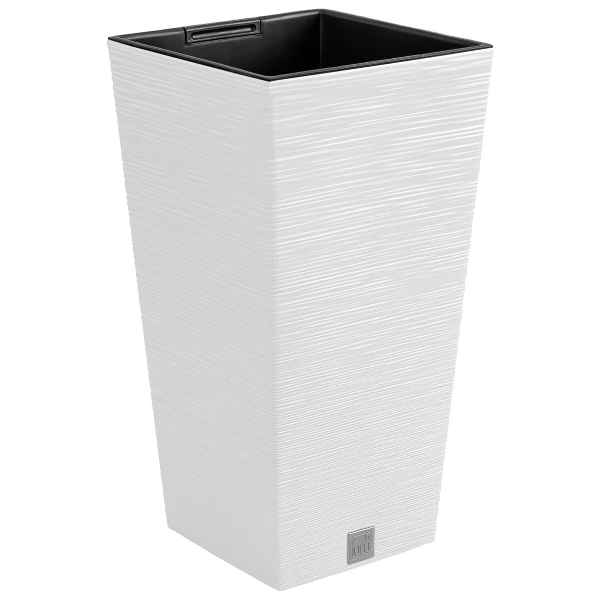 Macotero blanc, com depósito, coleção furu, 39,5 x 39,5 x 75,5 cm, capacidade de 37 l.