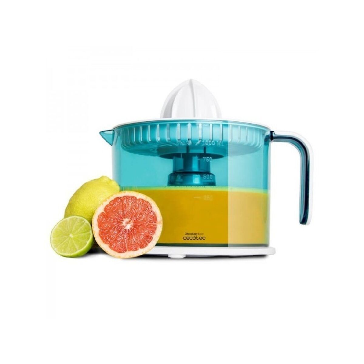 Cecotec espremedor elétrico de 40 w com dois cones desmontáveis e duplo sentido de rotação.