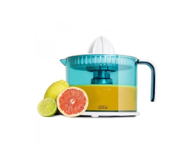 Cecotec espremedor elétrico de 40 w com dois cones desmontáveis e duplo sentido de rotação.
