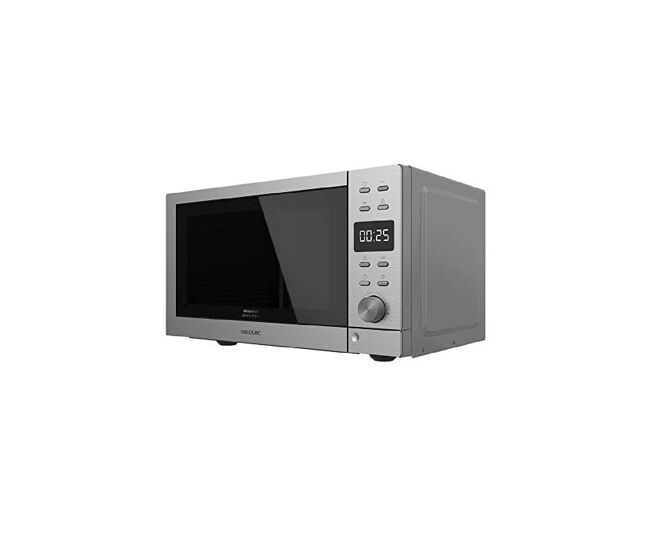 Cecotec micro-ondas digital sem prato de 20 litros de capacidade com grill e 700 w de potência.