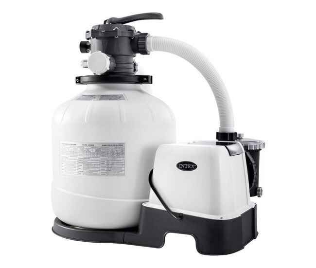 Sistema combinado de clorador de areia e água salgada eco 11 g - 56.800 l intex