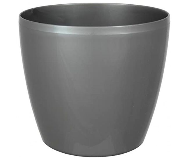 Vaso para plantas magnolia 250 mm - prata