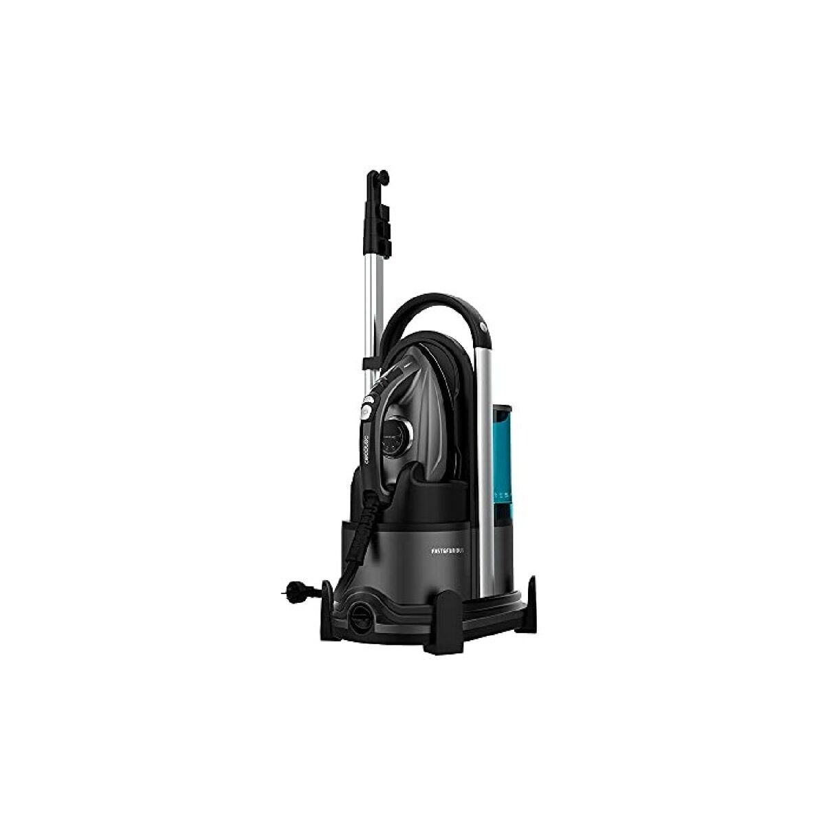 Cecotec Ferro de engomar com caldeira de 2600 W com 8 bares de pressão, base em cerâmica ultra deslizante Turbo Slide Pro e sistema de segurança Auto Shut Off. 240 g/min de vapor contínuo e 550 g/min de jato de vapor. Inclui cabide