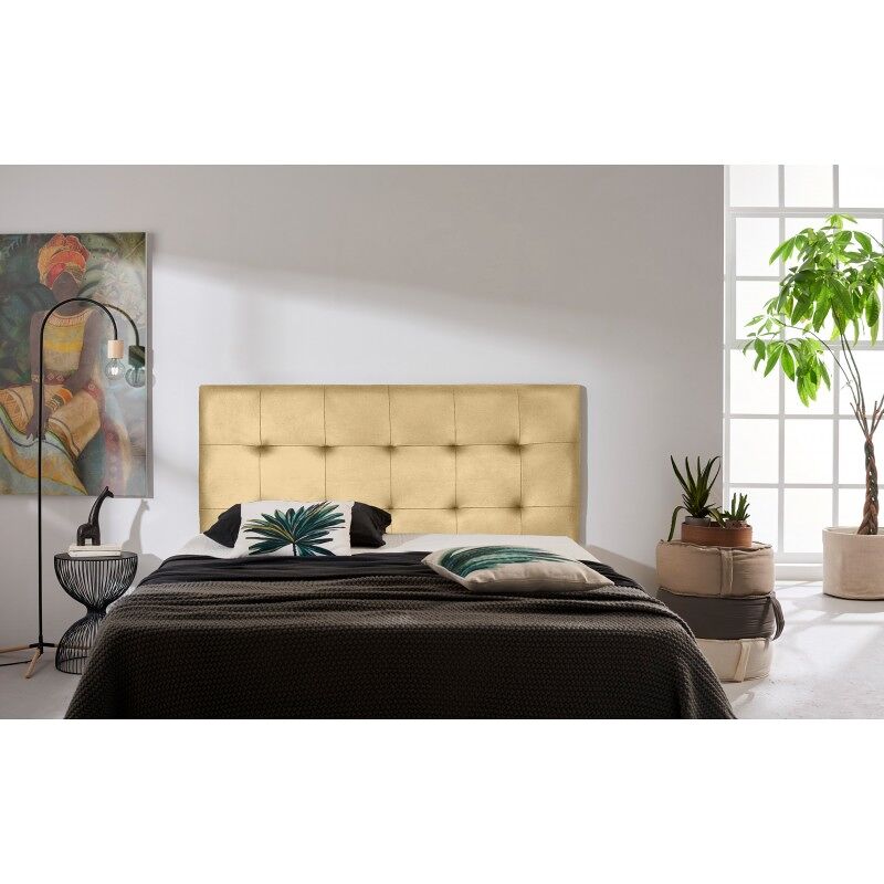 Cabeceira Aster em couro sintético para cama de 135 cm 160