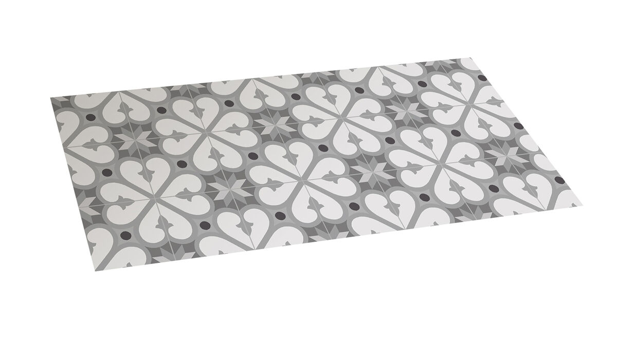 Tapete de vinil almofadado croma bcn gris 50 x 110 cm