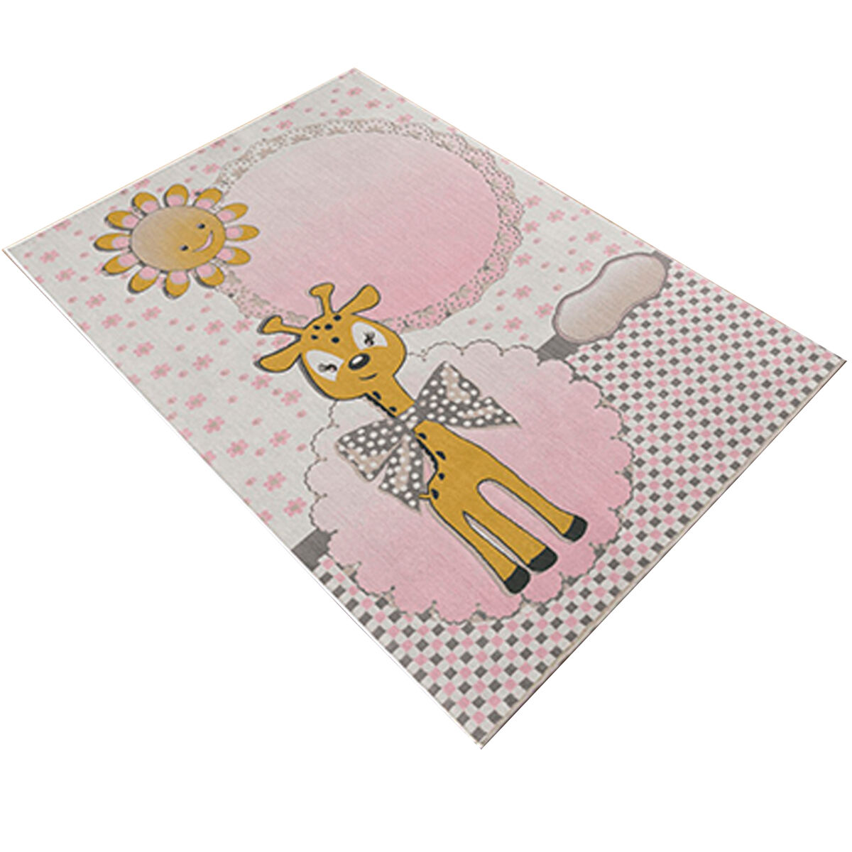 100 x 150cm carpete de poliéster estampado