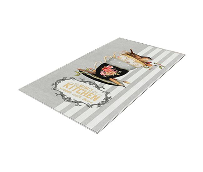 Tapete de poliéster estampado 100 x 150cm
