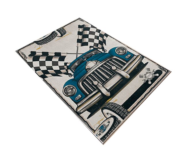 100 x 150cm carpete de poliéster estampado