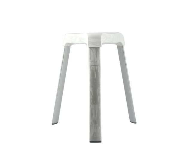 Pés de banquinhos brancos alu anti-perapante: blanc. dimensões: 30 x 20 x 15 centímetros