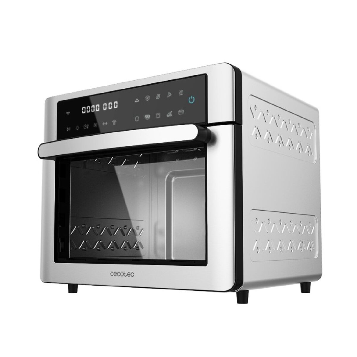 Cecotec Forno de convecção com 30 litros de capacidade e 1800 W de potência.