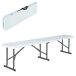 Banco plegable ultrarresistente 454 kg LIFETIME 183x29x42 cm UV100 Banco plegable ultrarresistente 454 kg LIFETIME 183x29x42 cm UV100 Branco