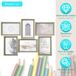 Defina 6 quadros decorativos Defina 6 quadros decorativos Castanho Claro