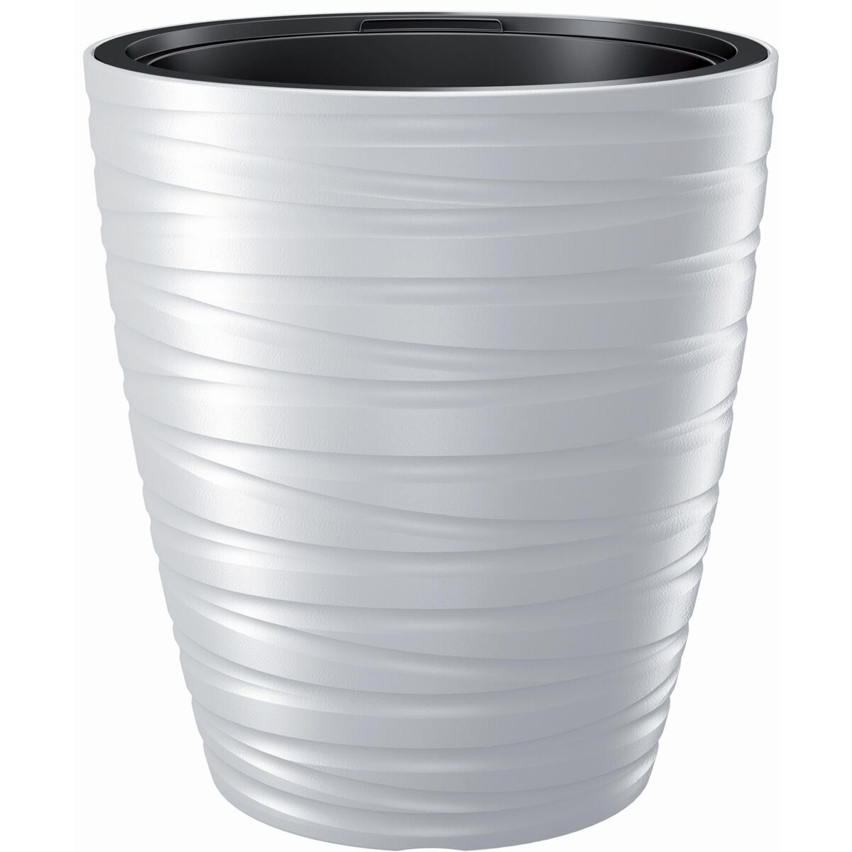 Pet com depósito masculino plástico de 16l em blanc 29,6 (comprimento) x 29,6 (largura) x 32,9 (alto) cm