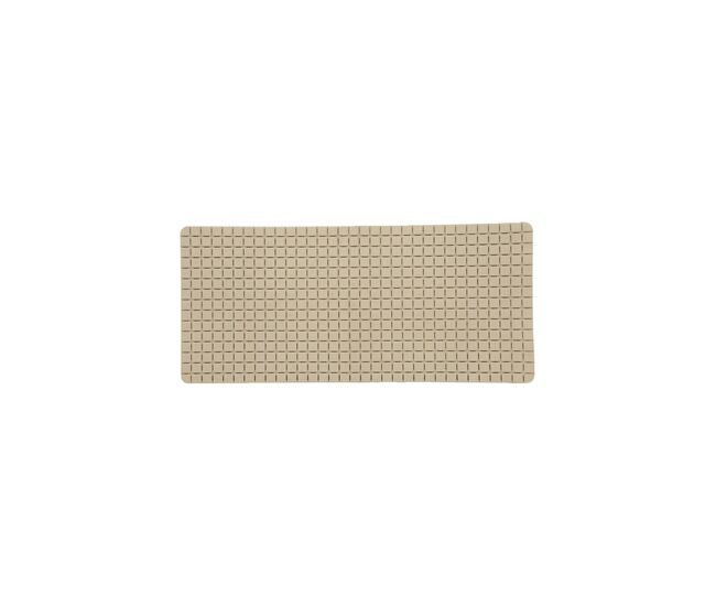 Anti deapante quadro premium 36x76 cm de banheiro bege tapete