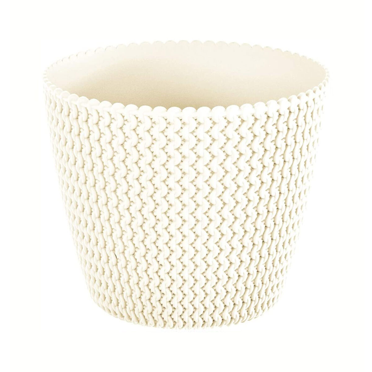 Pote redondo 5l prosperplast splofy de cream plastic, ø21,8 x 18,4 cm