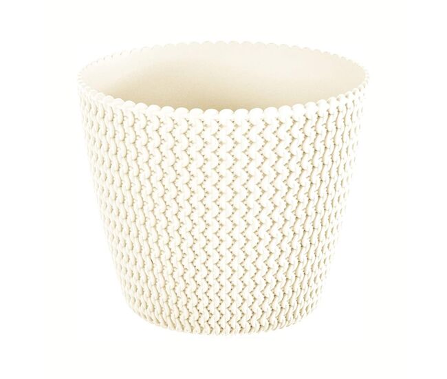 Pote redondo 5l prosperplast splofy de cream plastic, ø21,8 x 18,4 cm