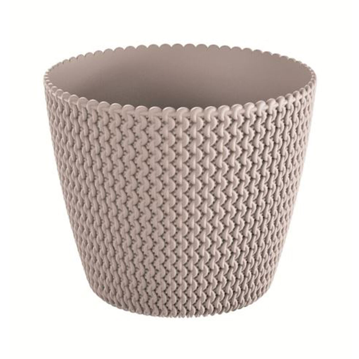 Pote redondo 5l prosperplast splofy de mocca color plastic, ø21,8 x 18,4 cm