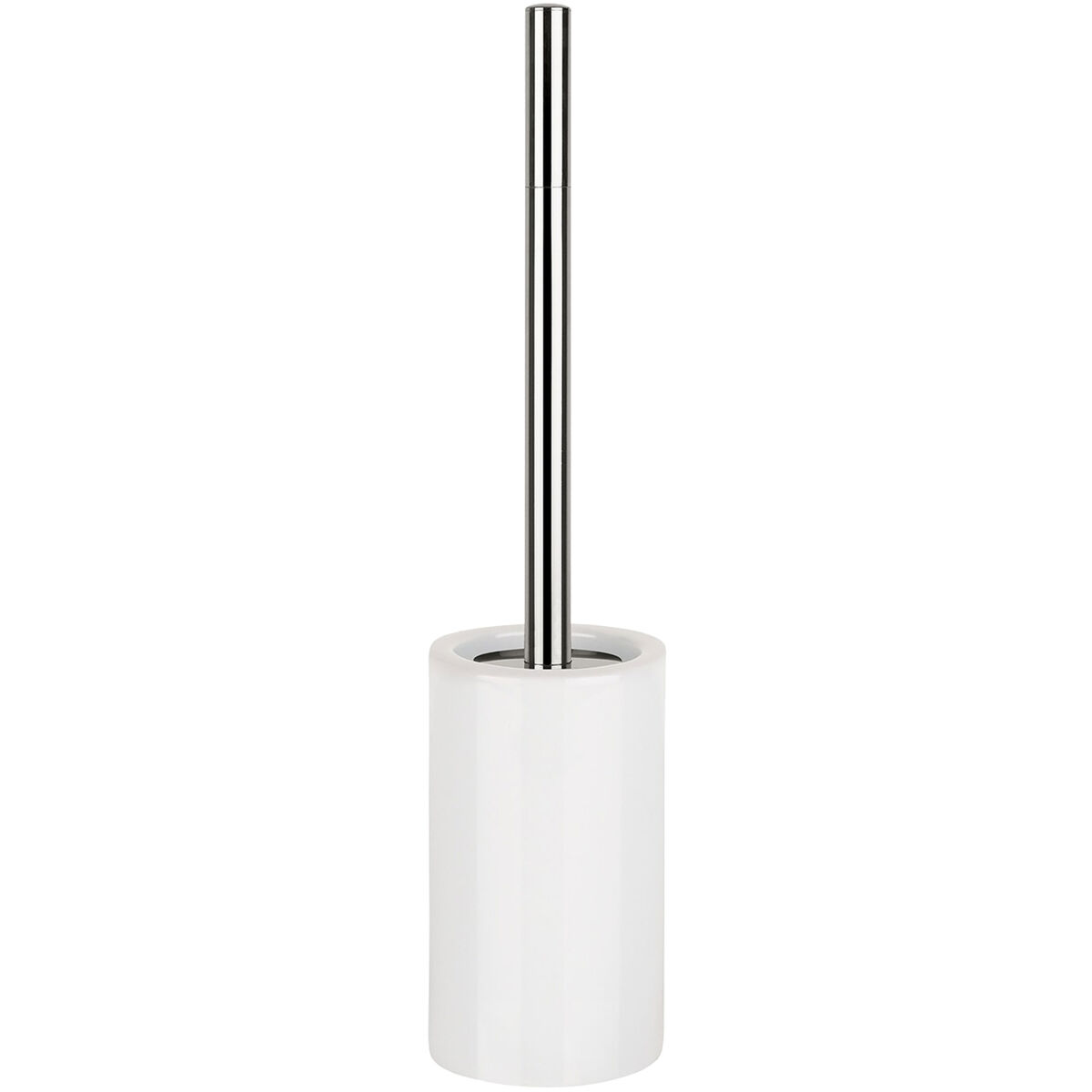 Coleção spirella tube, corretor para o banheiro 10,5 x 10,5 x 42,0 cm, porcelana, branco