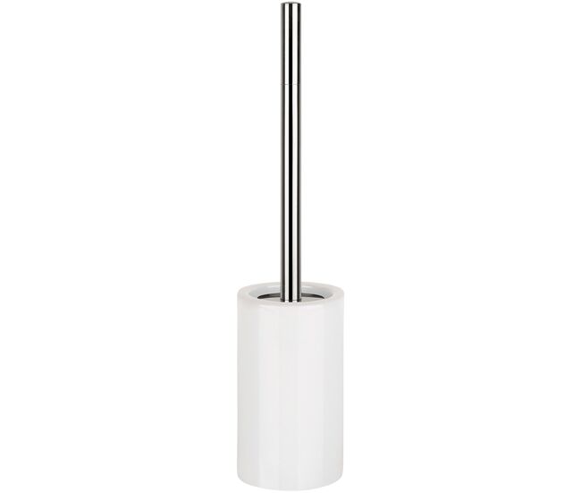 Coleção spirella tube, corretor para o banheiro 10,5 x 10,5 x 42,0 cm, porcelana, branco
