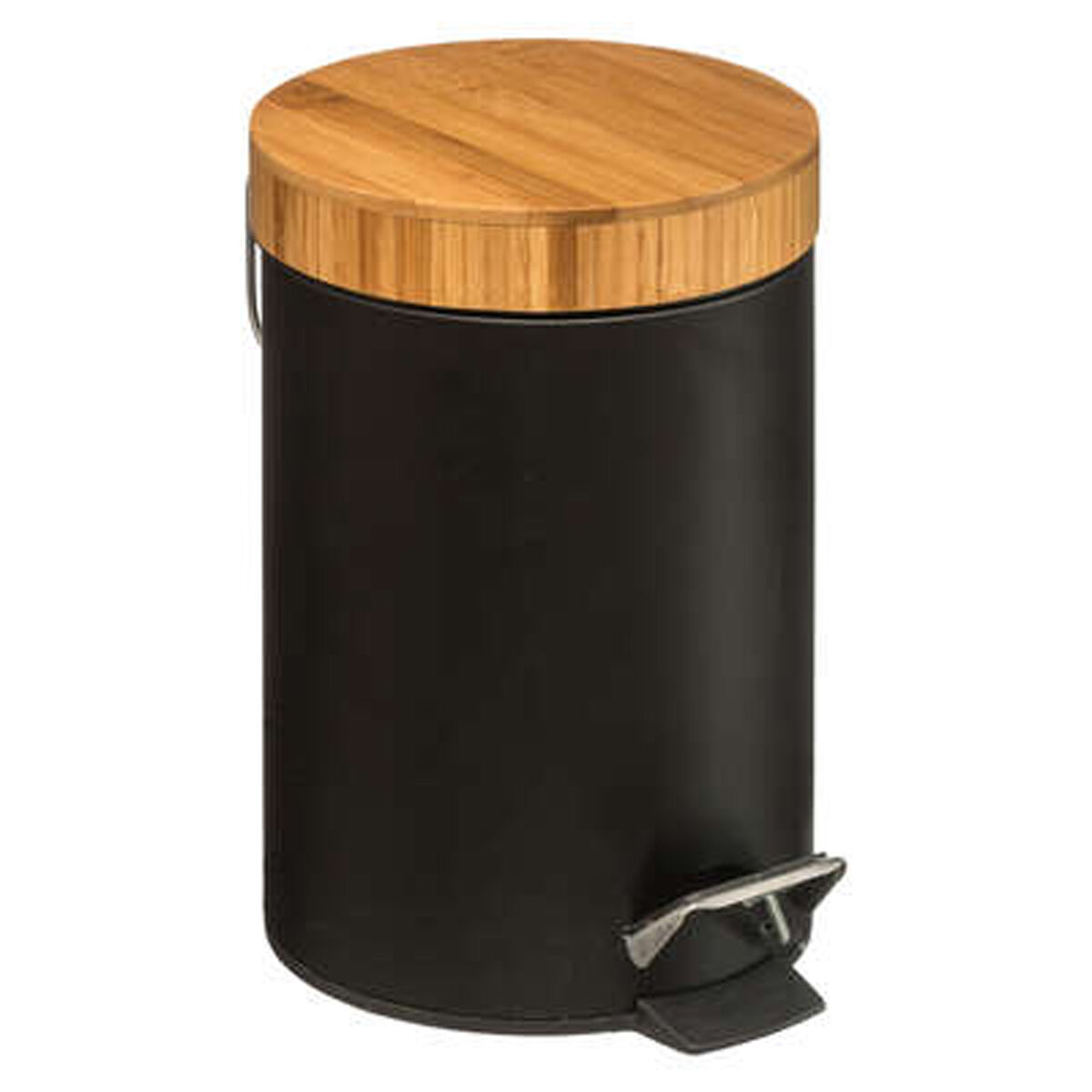 Pedal 3l metal bamboo cube
