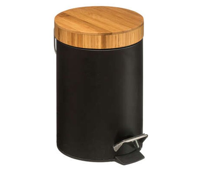 Pedal 3l metal bamboo cube