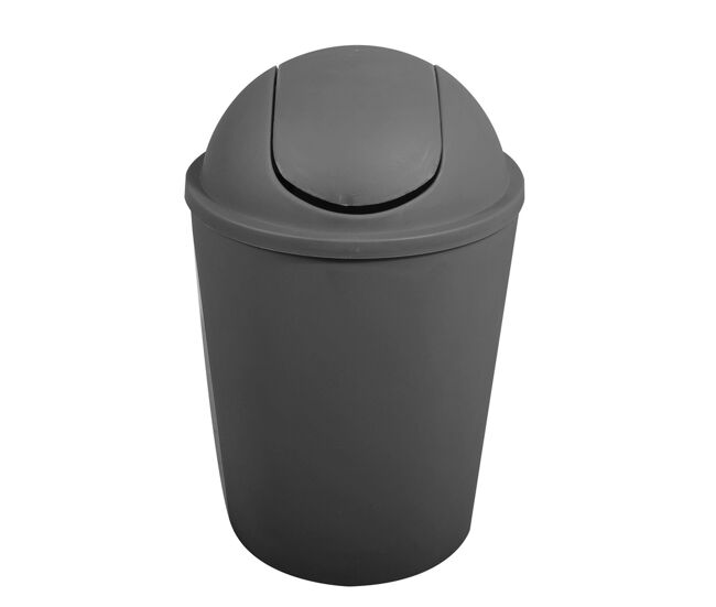 Lixo "ako" 5,5l com tampa dobrável gris