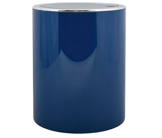 Msv "como kamaka" lixo "6 litros de plástico bleu électrique ø18,5 x 26 cm