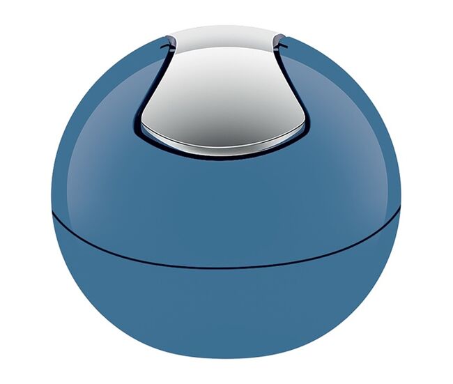 Spirella papelera "bowl" 1 litro de poliestireno em azul 16 x 14 cm