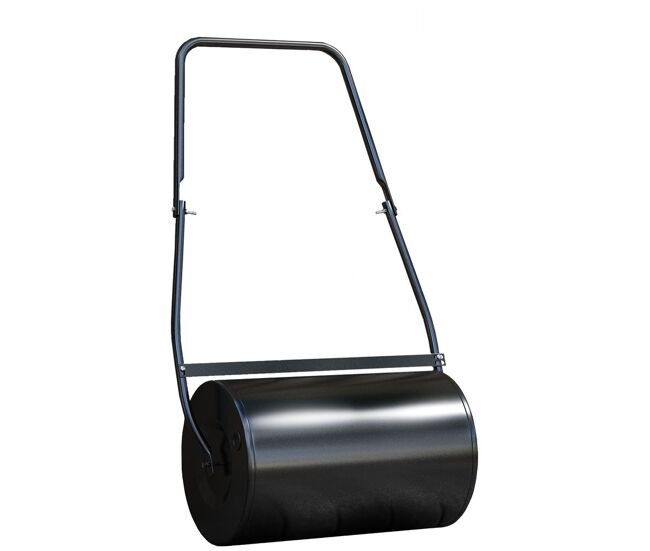 Durhand rodillo de césped de jardín acero 38l llena de agua o arena medida de rodillo φ32x50cmasa desmontable