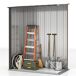 Abrigo de Jardim Aço Lacado Outsunny 161 Abrigo de Jardim Aço Lacado Outsunny 161 Castanho