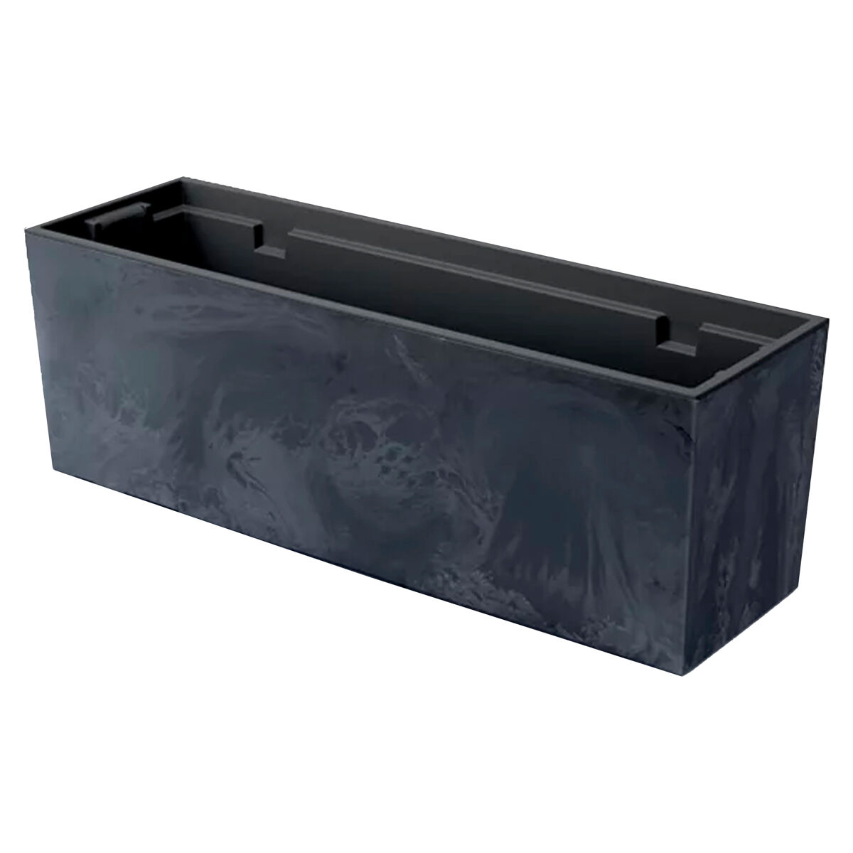 Pote de efeito beton de caso urbi, com depósito, dimensões (mm) 580x180x195, cor antracite