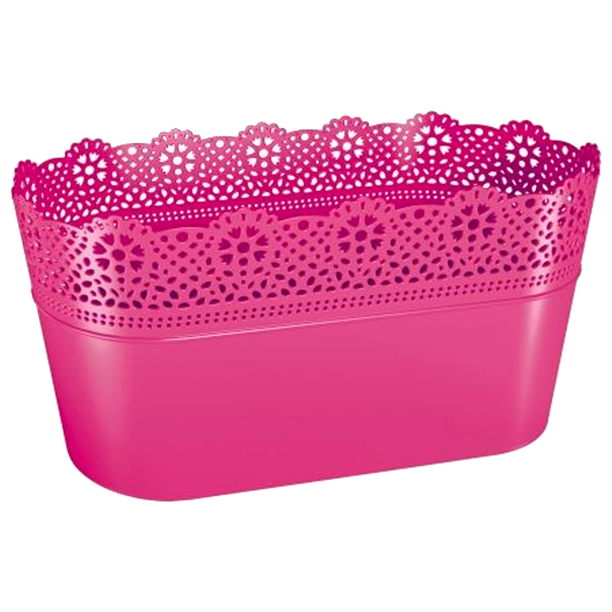 Método de renda, dimensões (mm) 285x135x155, cor da fucsia