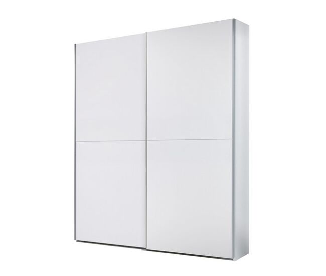 Roupeiro 2 portas de correr 196x170 cm cor branca