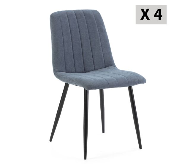 Conjunto de 2 cadeiras de jantar sagi estofadas