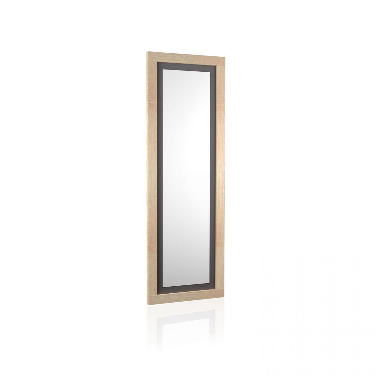 Espelho de parede lara, duehome, cambria - grafito (ancho), 60 cm