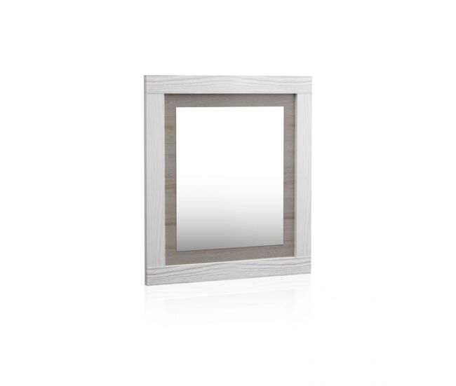 Espelho retangular lara, duehome, andersen pino - gris (ancho), 75 cm