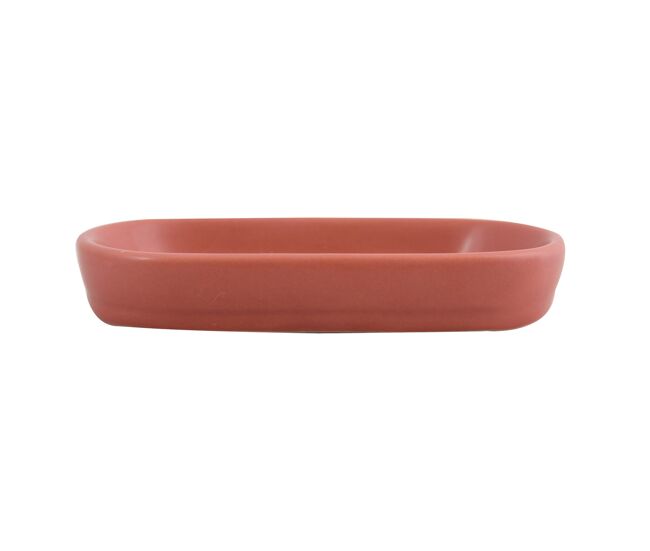 Suporte de sabão em cerâmica de terracota de moonie