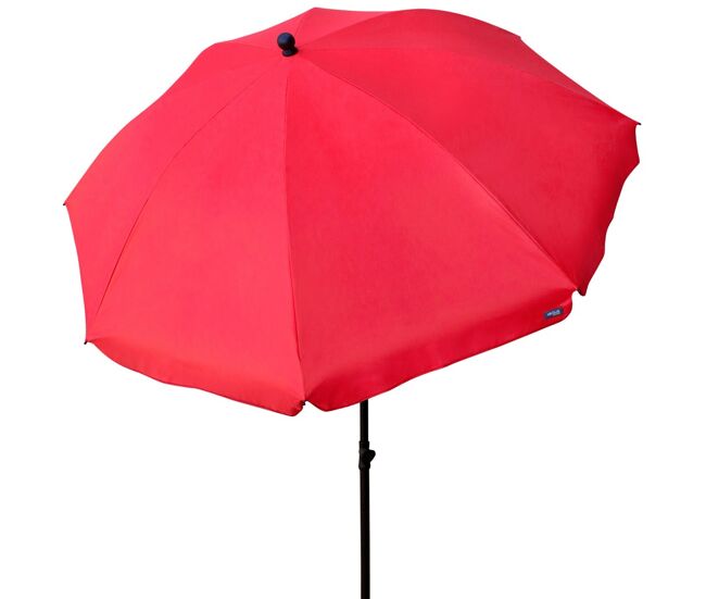 Filtro uv guarda-chuva cor vermelha de 240 cm aktive beach