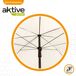 Guarda-sol de jardim com protetor solar Aktive Garden 240x240 Guarda-sol de jardim com protetor solar Aktive Garden 240x240 Bege
