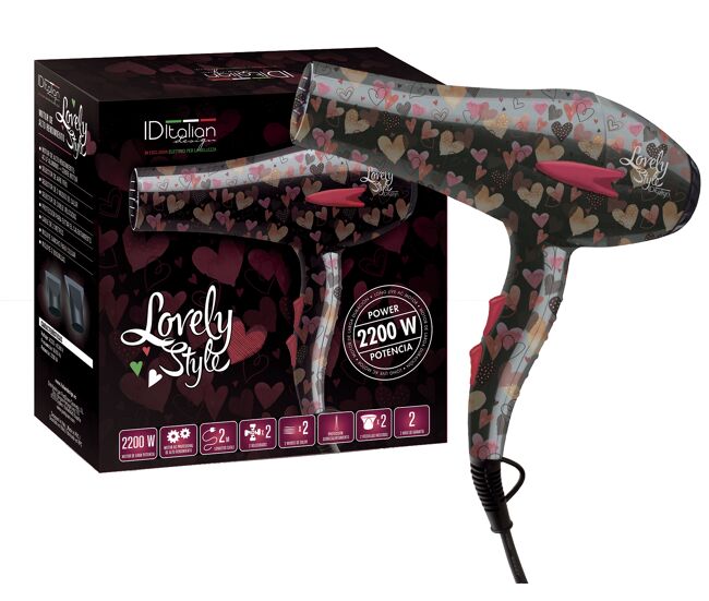 Secador de cabelo lovely style 2200w