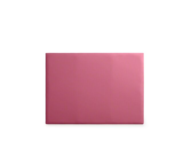 Cabeceira estofada neus pele sintética 145x120x5 cm - rosa - moonia