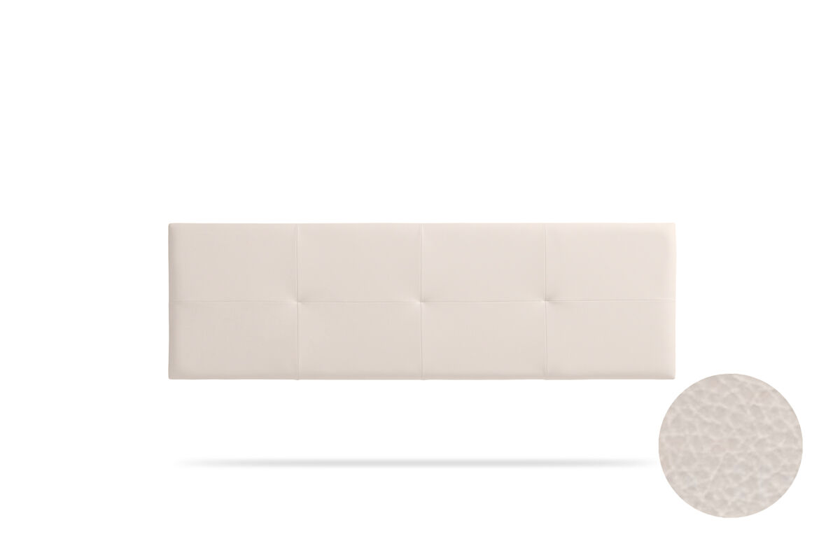 Cabeceira estofada altea pele sintética 130x50x5 cm - moonia