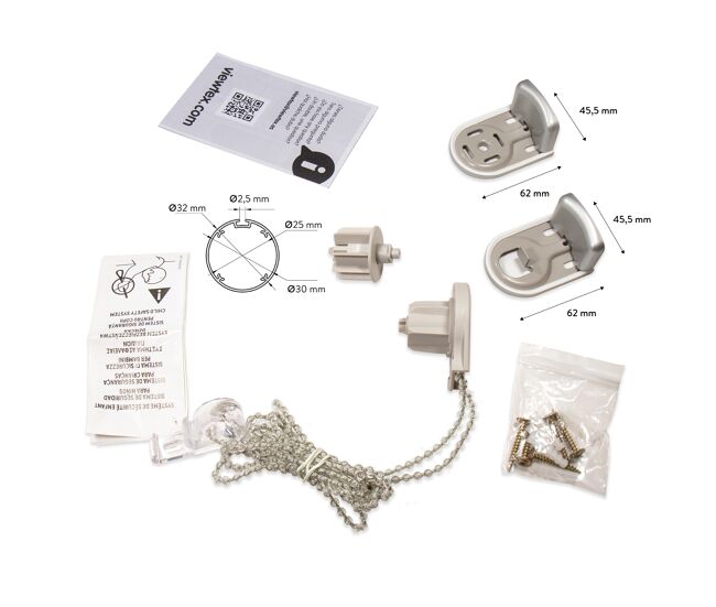 Viewtex conjunto mecanismo silver cinza
