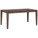 Beliani Mesa de comedor LOTTIE 90x160 Beliani Mesa de comedor LOTTIE 90x160 Castanho