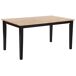 Beliani Mesa de comedor HOUSTON 75x120 Beliani Mesa de comedor HOUSTON 75x120 Preto